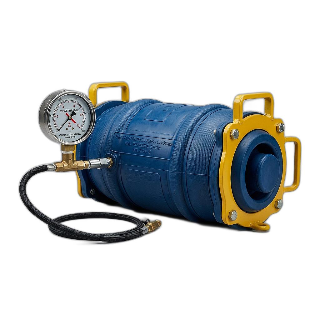 Heavy-Duty Inflatable Pipe Bypass Plugs